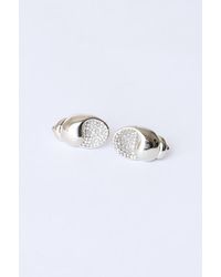Classicharms - Lexi Crystal Seashell Stud Earrings - Lyst