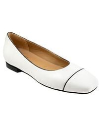 Trotters - Harbor Cap Toe Flat - Lyst