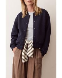 Marine Layer - Corbet Quilted Bomber Jacket - Lyst