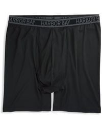 Harbor Bay by DXL - Big & Tall Tech Stretch Solid Boxer Briefs - Lyst