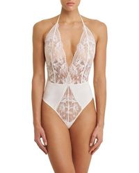 Natori - Fleur Lace Teddy - Lyst