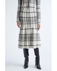 Brandon Maxwell - The Rory Knit Flare Midi Skirt - Lyst