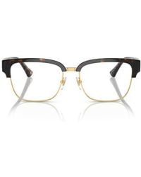 Versace - 55Mm Square Optical Glasses - Lyst