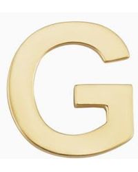 Oradina - 14K Initial Reaction Single Stud - Lyst
