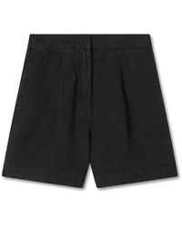 VIR VITA - Relaxed Linen Short - Lyst