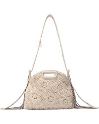 Maje - Crochet-Knit Mini Miss M Bag - Lyst