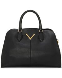 Vince Camuto - Tasha Croc Embossed Leather Satchel - Lyst