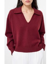 French Connection - Sloane Johnny Collar Pullover - Lyst