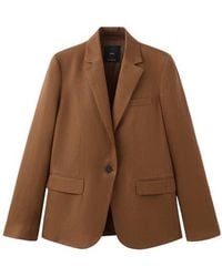 Mango - Linen Suit Blazer - Lyst
