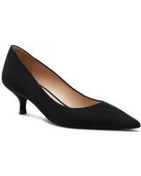 Stuart Weitzman - Power Pointed Toe Kitten Heel Pump - Lyst