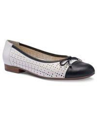 Ara - Sangria Cap Toe Flat - Lyst