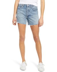 cutoff agolde denim