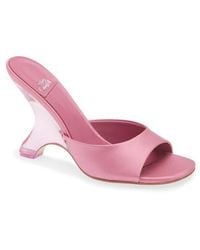 Jeffrey Campbell - Mew 2 Satin Slide Sandal - Lyst