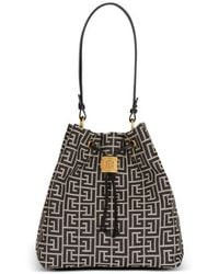 Balmain - Pulse Monogram Jacquard Backpack - Lyst