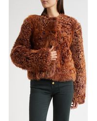 Ulla Johnson - Irina Genuine Shearling Coat - Lyst