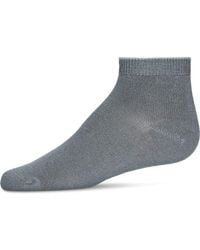 Memoi - Basic Silky-Soft Gauge Ankle Sock - Lyst
