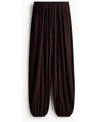 H&M - Balloon Drawstring Trousers - Lyst