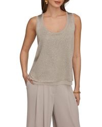 Donna Karan - Sequin Shell Top - Lyst