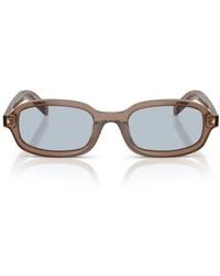 Prada - 50Mm Small Oval Sunglasses - Lyst