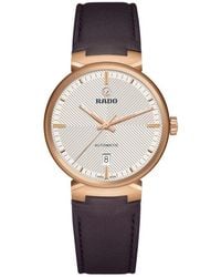Rado - Florence Automatic Leather Strap Watch, 39Mm - Lyst