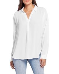 NYDJ - Becky Recycled Polyester Georgette Blouse - Lyst