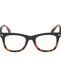 Tom Ford - 50Mm Square Light Blocking Optical Glasses - Lyst