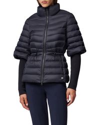 SOIA & KYO - Skye Water Repellent Mixed Media Down Puffer Coat - Lyst