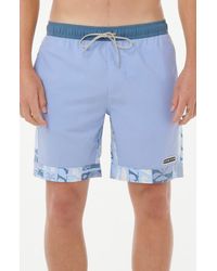 Rip Curl - Aots Williams Tie Waist Swim Trunks - Lyst