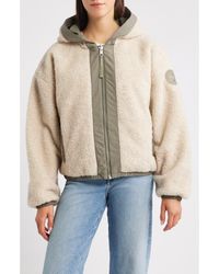 Canada Goose - Alberini Reversible High Pile Fleece Bomber Jacket - Lyst