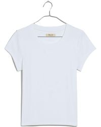 Madewell - Supima Cotton Rib T-shirt - Lyst