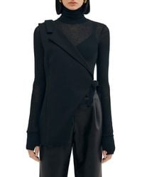 MARCELLA - Grattan Asymmetric Sleeveless Blazer - Lyst