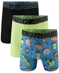 Under Armour - Kids' Assorted 3-Pack Ua Performance Tech Mesh Boxer Briefs - Lyst