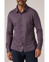 7 Diamonds - Warren Wrinkle Resistant Performance Button-Up Shirt - Lyst
