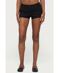 Edikted - Violetta Stripe Microshorts - Lyst