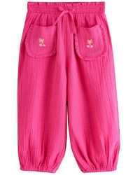 Next - Kids' Ditsy Cotton Gauze Pants - Lyst