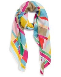 Echo - Painted Plaid Wrap - Lyst