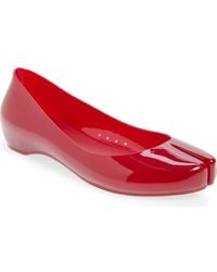 Jeffrey Campbell - Fixed Split Toe Jelly Flat - Lyst
