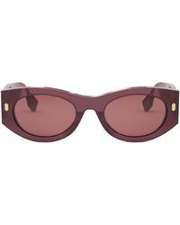 Fendi - The Roma 52mm Oval Sunglasses - Lyst