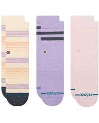 Stance - Kids' Novi 3-Pack Crew Socks - Lyst