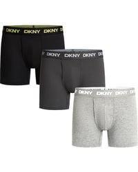 DKNY - 3-Pack Stretch Cotton Boxer Briefs - Lyst