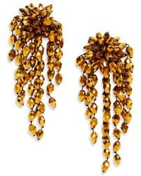 Isabel Marant - Hanabi Beaded Clip-On Drop Earrings - Lyst