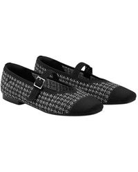VIVAIA - Margot Mary-Jane Square-Toe Ballet Flats - Lyst
