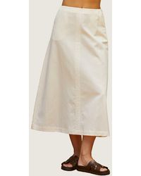 Crescent - Flare Midi Skirt - Lyst