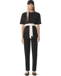 Lanvin - Belted T-Shirt - Lyst