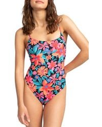 Roxy - Beach Classic One-Piece Swimsuit - Lyst