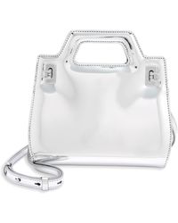 Ferragamo - Wanda Mini Metallic Leather Top-handle Bag - Lyst
