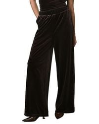 Next - Stretch Velvet Wide Leg Pants - Lyst