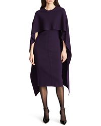 Halston - Amal Merino Wool Sweater Dress - Lyst