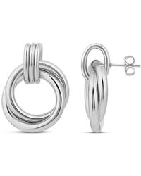 SHYMI - Twisted Loop Drop Earrings - Lyst
