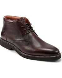 Rockport - Flynn Plain Toe Derby Boot - Lyst